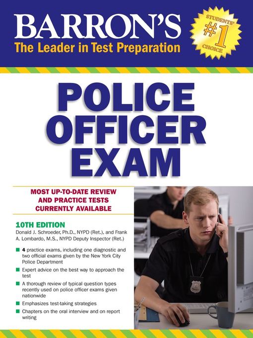 Title details for Barron's Police Officer Exam by Donald Schroeder - Available